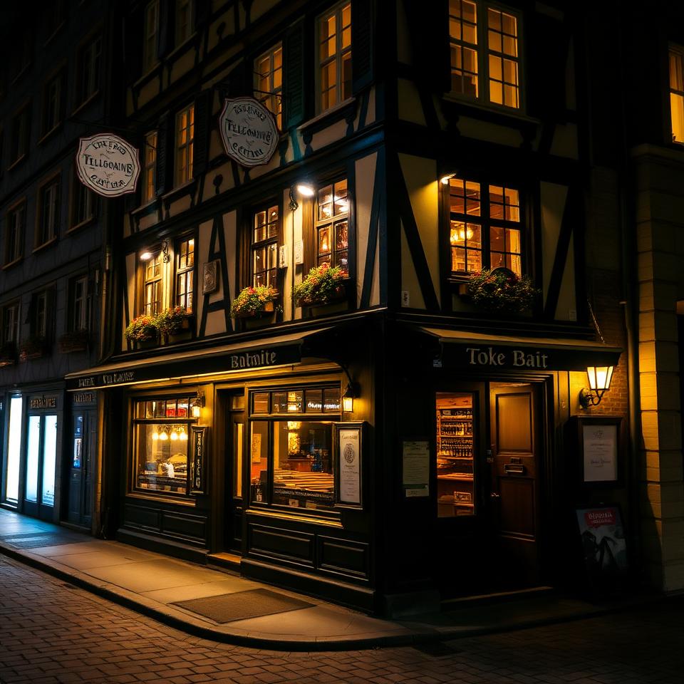 Außenansicht bei Nacht